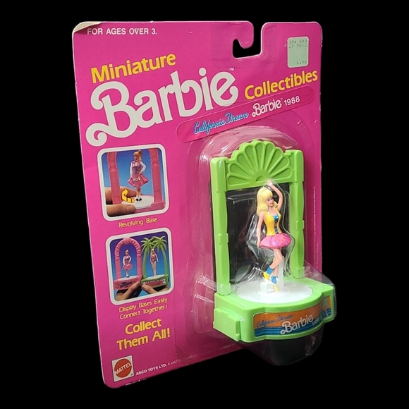 Vintage Mattel Miniature Barbie Collectibles "California Dream Barbie 1988" - Picture 2 of 9